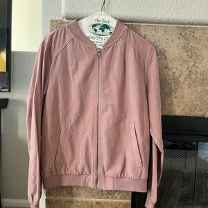 BE COOL Women's Pink Bomber Jacket